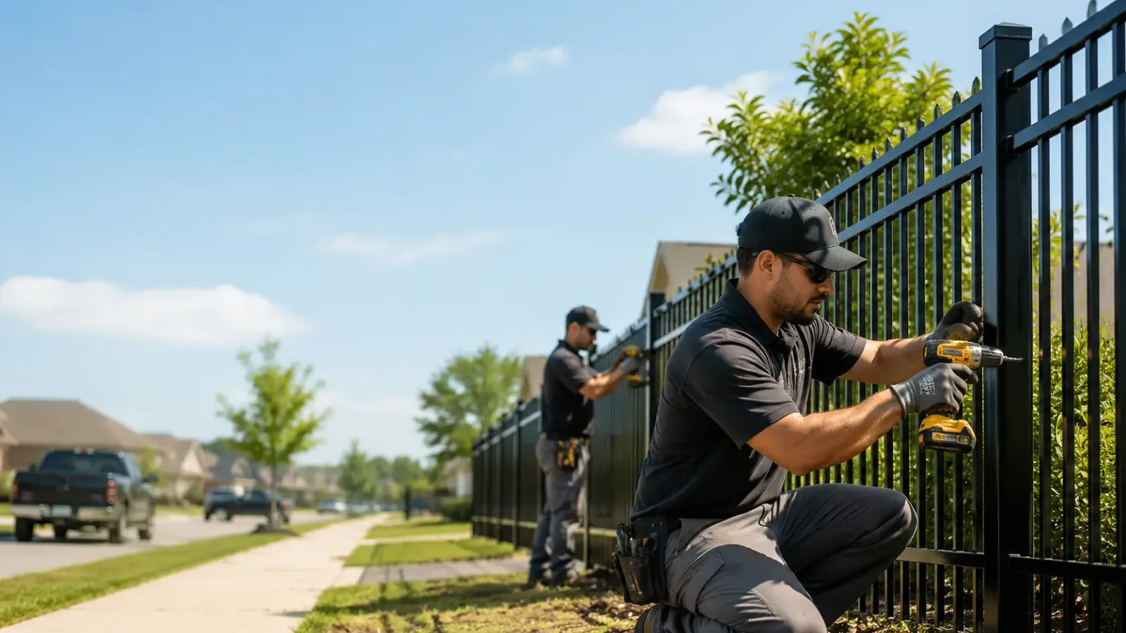 Metal Fence Installation in Loami, IL